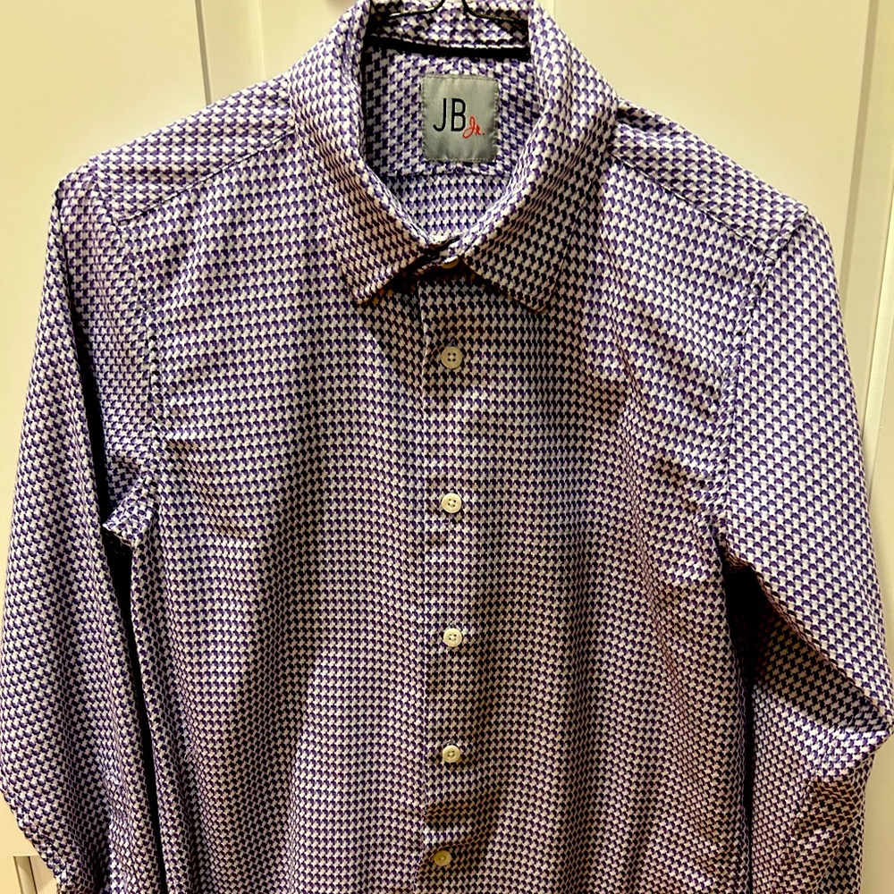 Boys purple dress shirt